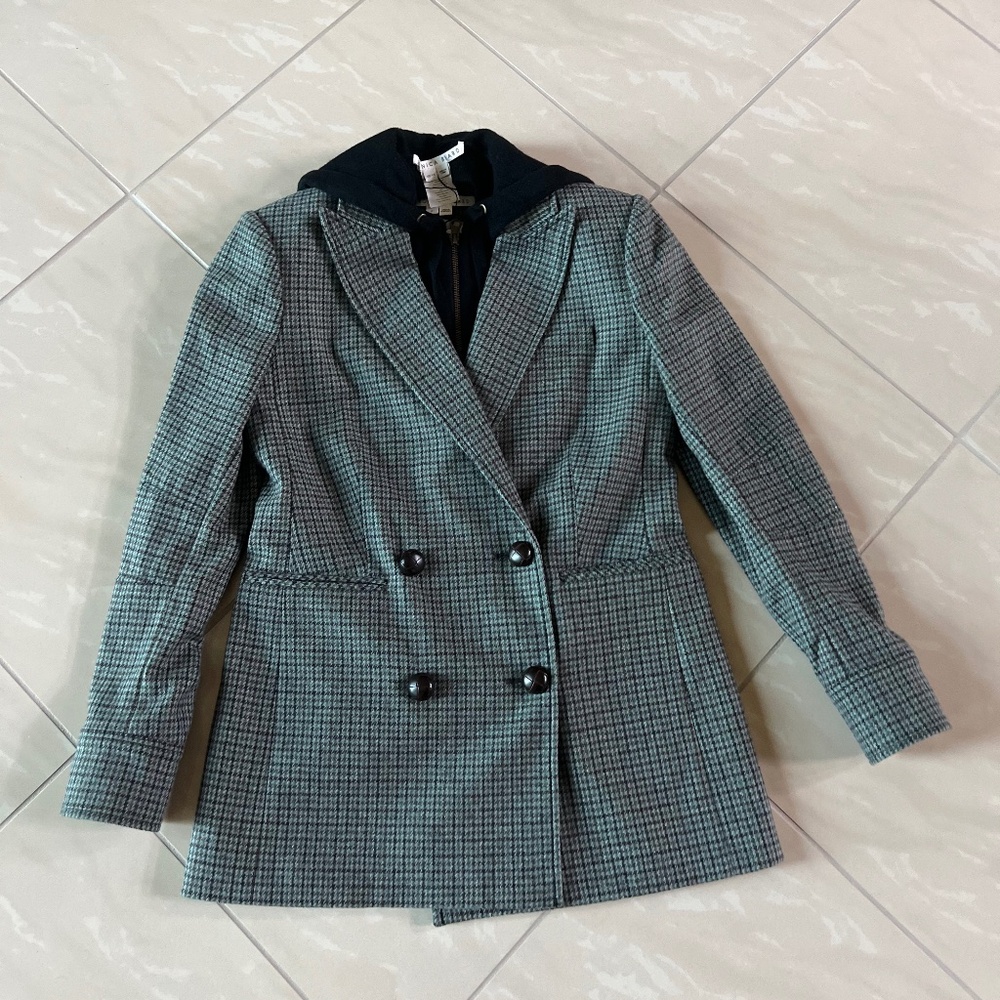 2811 Veronica Beard Pyle Dickey Jacket, Cashmere Hoodie & Hoodie Dickey size 2 - Picture 2 of 16